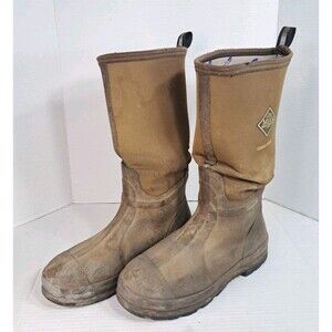 Muck Chore Cool Brown Waterproof Work Boots Men’s 11 Women’s 12 Tall CSCT‑000